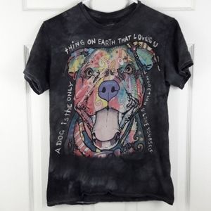 3D Tees Pitbull Dean Russo Art Tie Dye Shirt